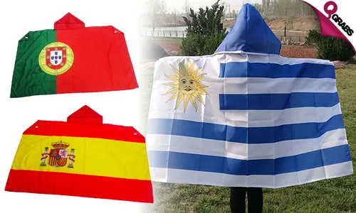 Country Flag Cape with Hood!